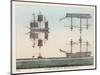Diagram Explaining Atmospheric Refraction Using Pictures of Ships at Sea to Illustrate the Concept-Charles F. Bunt-Mounted Art Print