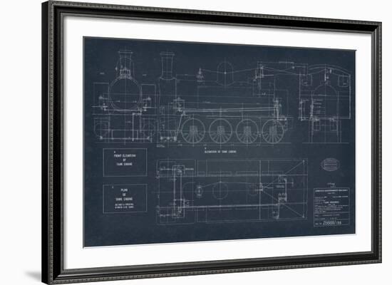 Diagram for Tank Engines I-The Vintage Collection-Framed Giclee Print