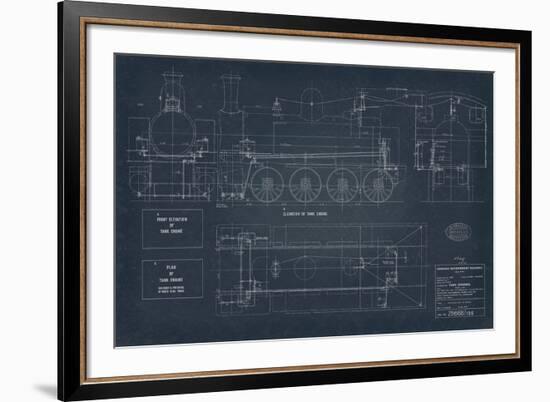 Diagram for Tank Engines I-The Vintage Collection-Framed Giclee Print