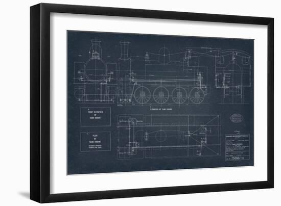 Diagram for Tank Engines I-The Vintage Collection-Framed Giclee Print