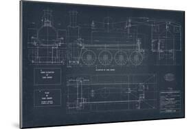 Diagram for Tank Engines I-The Vintage Collection-Mounted Giclee Print