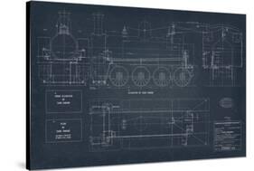 Diagram for Tank Engines I-The Vintage Collection-Framed Stretched Canvas