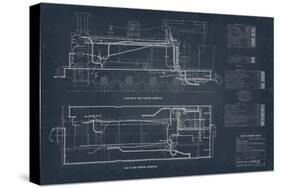 Diagram for Tank Engines II-The Vintage Collection-Stretched Canvas