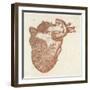 Diagram of a Human Heart-Dodd-Framed Art Print