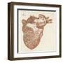 Diagram of a Human Heart-Dodd-Framed Art Print