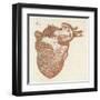 Diagram of a Human Heart-Dodd-Framed Art Print