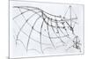 Diagram of a Mechanical Wing, 1488-89-Leonardo da Vinci-Mounted Giclee Print