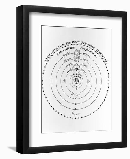 Diagram of Copernican Cosmology-Jeremy Burgess-Framed Photographic Print