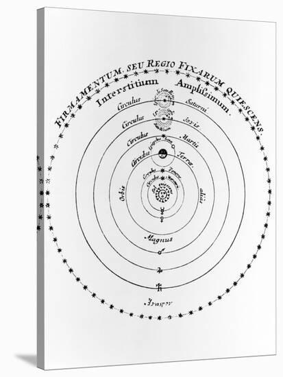 Diagram of Copernican Cosmology-Jeremy Burgess-Stretched Canvas