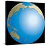 Diagram of Earths International Date Line-null-Stretched Canvas