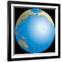 Diagram of Earths International Date Line-null-Framed Giclee Print