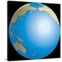 Diagram of Earths International Date Line-null-Stretched Canvas