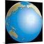 Diagram of Earths International Date Line-null-Mounted Giclee Print