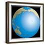 Diagram of Earths International Date Line-null-Framed Giclee Print