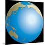 Diagram of Earths International Date Line-null-Mounted Giclee Print