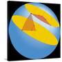 Diagram of Geographic Coordinate System of Earth-null-Stretched Canvas