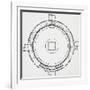 Diagram of Great Stupa-null-Framed Giclee Print