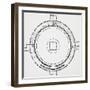 Diagram of Great Stupa-null-Framed Giclee Print