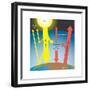 Diagram of Greenhouse Effect. Atmosphere, Climate, Earth Sciences-Encyclopaedia Britannica-Framed Premium Giclee Print