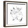 Diagram of Pavlov's Findings on Conditioned Salivary Reflex-null-Framed Giclee Print