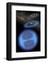 Diagram of Solar System and Oort Cloud-null-Framed Photographic Print