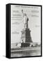 Diagram of Statue of Liberty-null-Framed Stretched Canvas