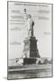 Diagram of Statue of Liberty-null-Mounted Premium Giclee Print