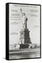 Diagram of Statue of Liberty-null-Framed Stretched Canvas