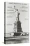 Diagram of Statue of Liberty-null-Stretched Canvas
