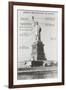 Diagram of Statue of Liberty-null-Framed Art Print