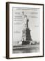 Diagram of Statue of Liberty-null-Framed Art Print