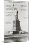 Diagram of Statue of Liberty-null-Mounted Art Print