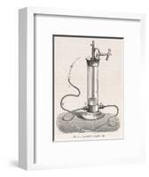 Diagram of the Apparatus Used by Moncoq-Mathieu for Transfusing Blood-null-Framed Art Print