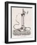 Diagram of the Apparatus Used by Moncoq-Mathieu for Transfusing Blood-null-Framed Art Print