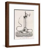 Diagram of the Apparatus Used by Moncoq-Mathieu for Transfusing Blood-null-Framed Art Print