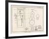 Diagram of the Inner Workings of a Clock-null-Framed Art Print