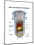 Diagram of the Partially Melted Nuclear Reactor at Three Mile Island, April 1979-null-Mounted Art Print