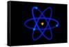 Diagram of the Structure of the Atom-David Parker-Framed Stretched Canvas