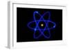 Diagram of the Structure of the Atom-David Parker-Framed Photographic Print