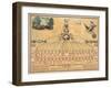 Diagram of the U.S. Federal Government in 1862-null-Framed Giclee Print