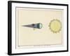 Diagram Showing an Eclipse of the Moon-Charles F. Bunt-Framed Art Print