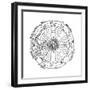 Diagram Showing Geocentric System of Universe, 1539-Petrus Apianus-Framed Giclee Print