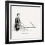 Diagram Showing How to Execute the Perfect Forehand Stroke, 1902-null-Framed Giclee Print