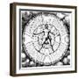 Diagram Showing Man's Position in the Universe, 1617-19-Robert Fludd-Framed Giclee Print