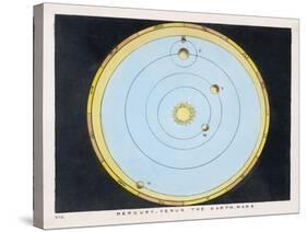 Diagram Showing Mercury Venus Earth and Mars-Charles F. Bunt-Stretched Canvas