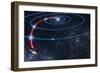 Diagram Showing the Route of Voyager 2-Julian Baum-Framed Photographic Print