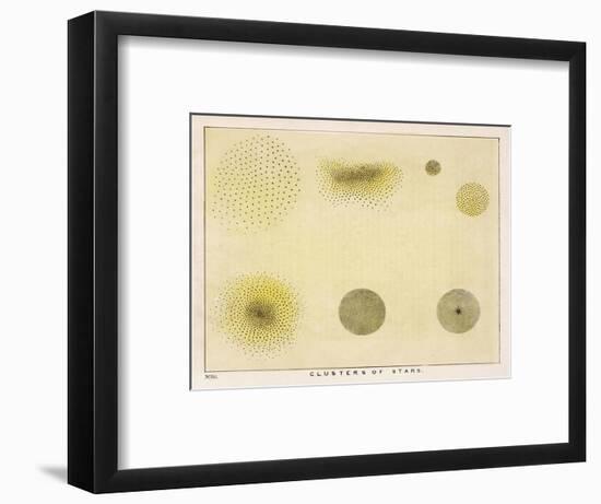 Diagram Showing Various Clusters of Stars-Charles F. Bunt-Framed Photographic Print
