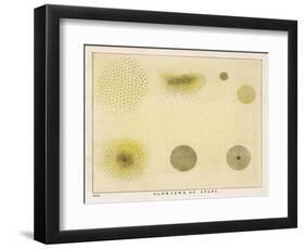 Diagram Showing Various Clusters of Stars-Charles F. Bunt-Framed Photographic Print