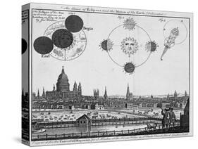 Diagrammatic Illustration of Solar Eclipse-null-Stretched Canvas