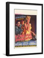 Dial M For Murder, Belgian Movie Poster, 1954-null-Framed Art Print